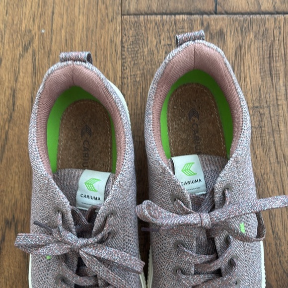 Women's Size 8.5 CARIUMA IBI Low Stone Blush Knit Sneaker - Picture 4 of 8